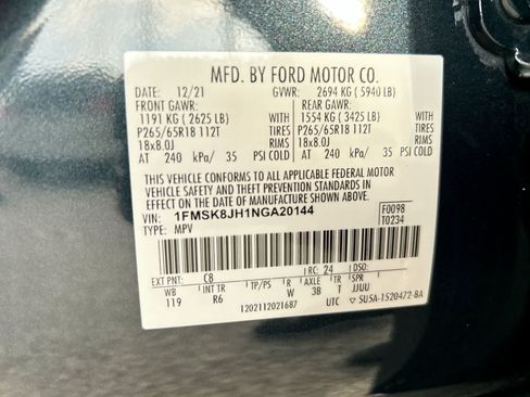 Used 2022 Ford Explorer Timberline AWD/4WD image 2