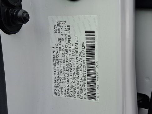 Certified 2025 Honda Odyssey Touring image 20