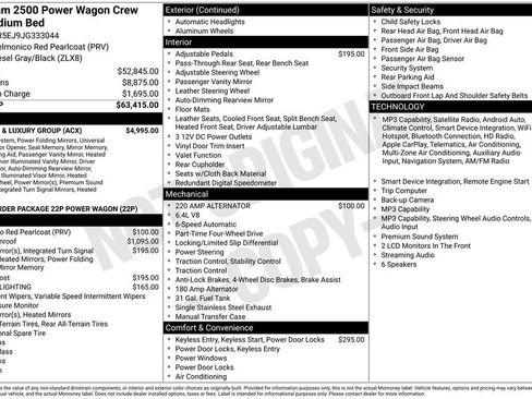 Used 2018 RAM 2500 Power Wagon w/ Leather & Luxury Group image 1