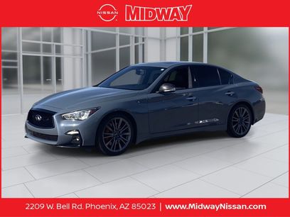 Used 2021 INFINITI Q50 Red Sport 400 w/ Carbon Fiber Package