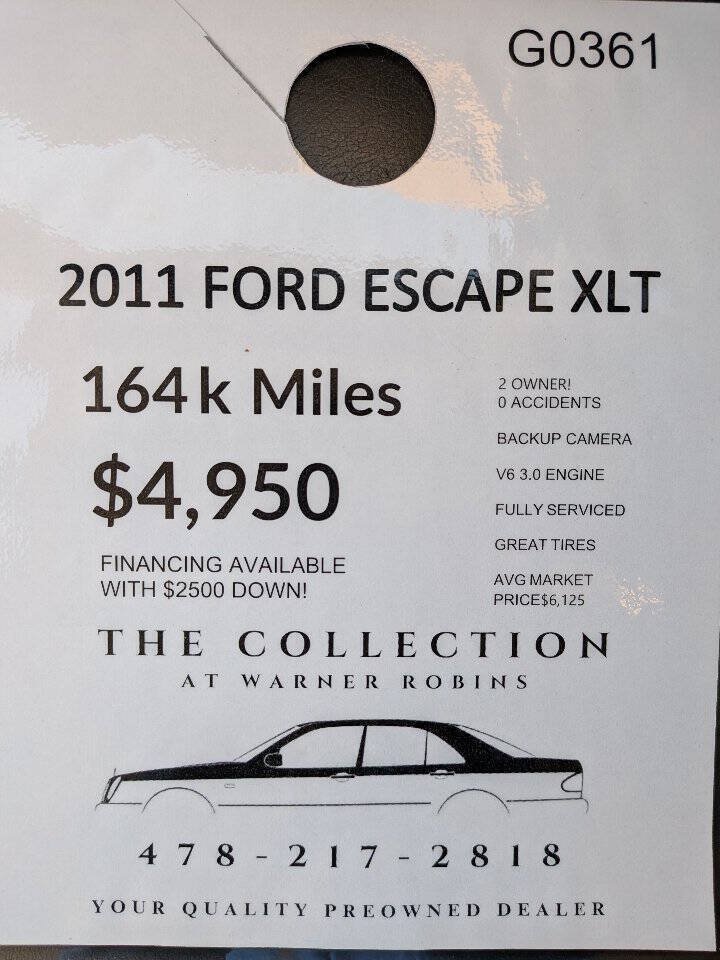 Used 2011 Ford Escape XLT w/ 202A Rapid Spec Order Code FWD image 2
