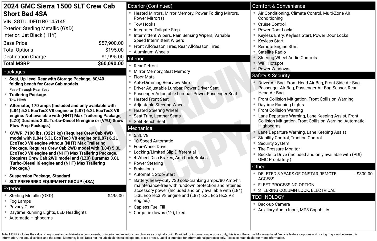 Used 2024 GMC Sierra 1500 SLT AWD/4WD image 3