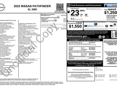 Used 2022 Nissan Pathfinder SL image 4