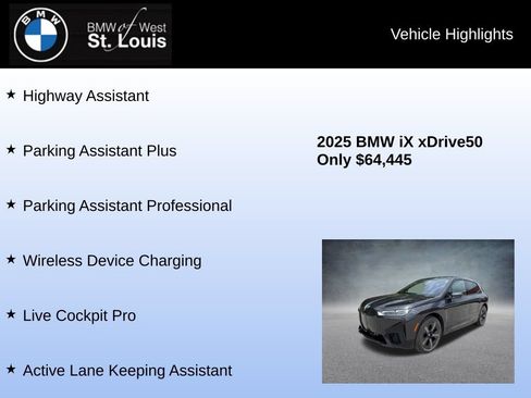 Used 2025 BMW iX xDrive50 AWD/4WD image 24
