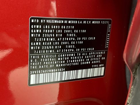 Used 2022 Volkswagen Tiguan SE image 23