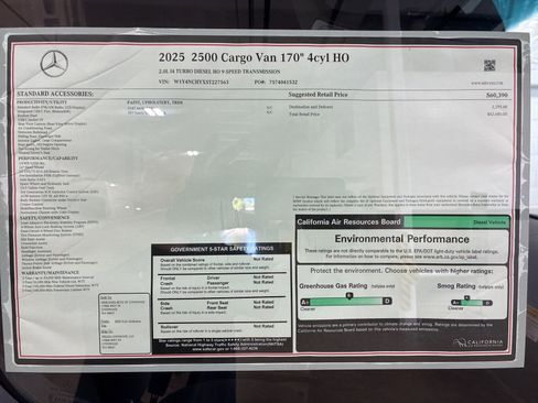 New 2025 Mercedes-Benz Sprinter 2500 image 19