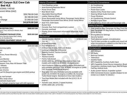 Used 2020 GMC Canyon SLE w/ Elevation Edition AWD/4WD image 10