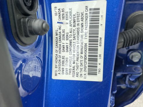 Used 2019 Honda Civic Sport image 29