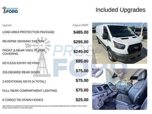 New 2025 Ford Transit 150 Low Roof w/ Load Area Protection Package image 29
