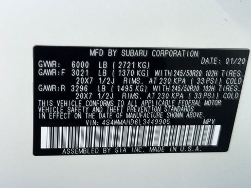 Used 2020 Subaru Ascent Premium w/ Sport Package image 28