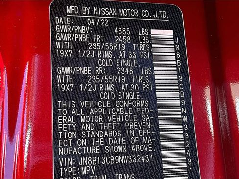 Used 2022 Nissan Rogue SL w/ SL Premium Package image 32