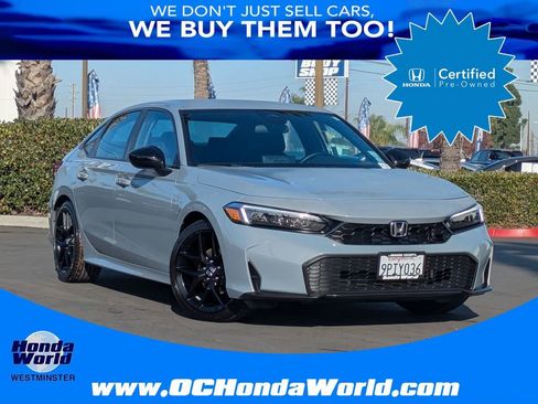 Certified 2025 Honda Civic Sport image 1