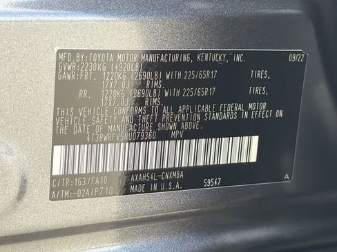 Certified 2022 Toyota RAV4 XLE AWD/4WD image 30