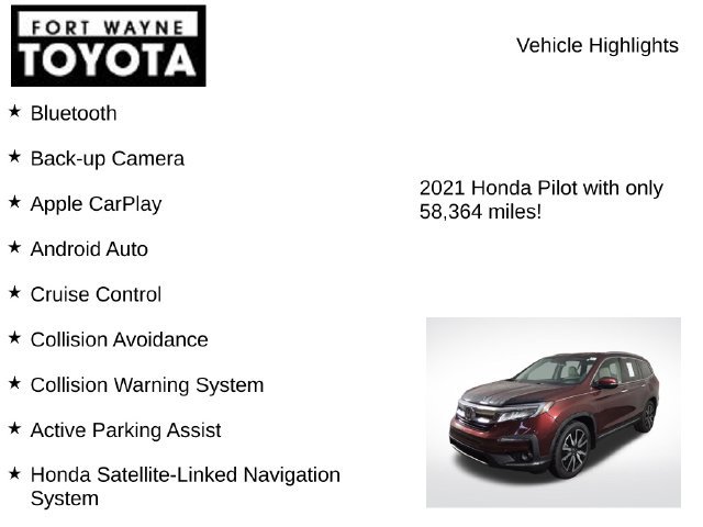 Used 2021 Honda Pilot Elite image 7