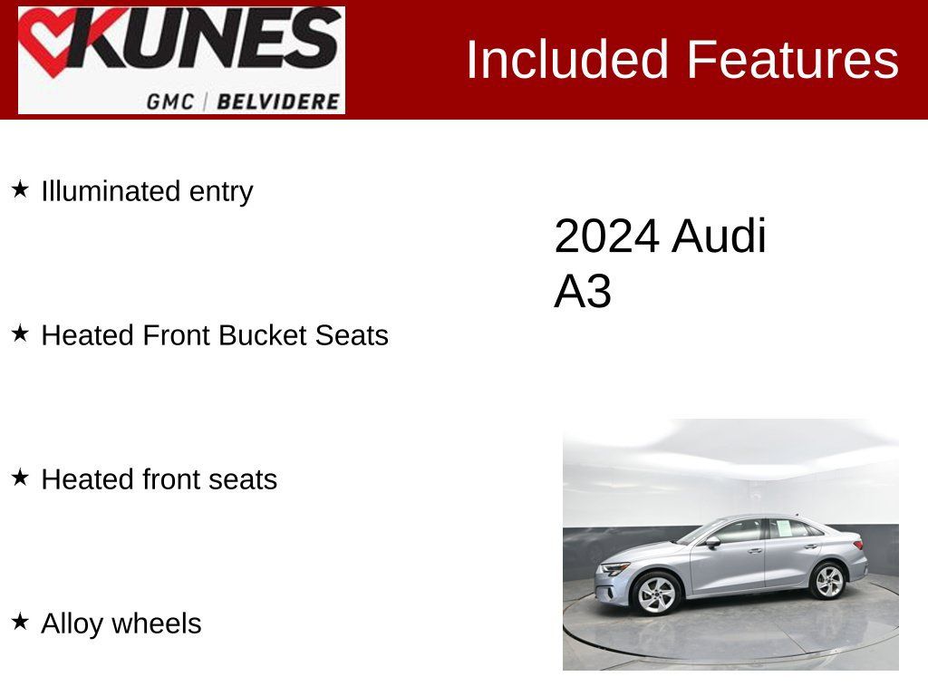 Used 2024 Audi A3 2.0T Premium FWD image 3