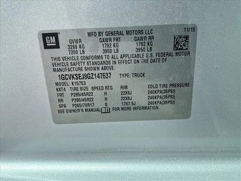 Used 2016 Chevrolet Silverado 1500 LTZ Z71 w/ LTZ Plus Package image 25