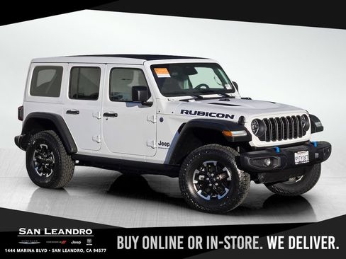 Certified 2025 Jeep Wrangler Unlimited Rubicon 4xe w/ Safety Group AWD/4WD image 1