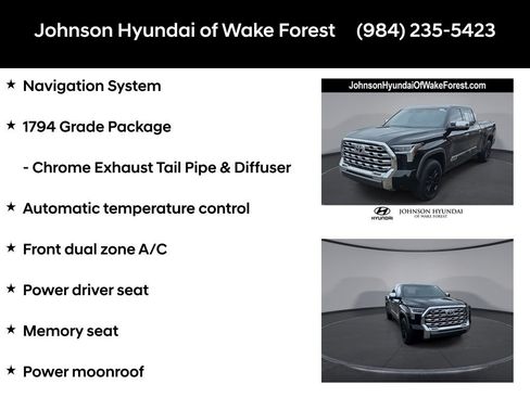 Used 2024 Toyota Tundra 1794 Edition AWD/4WD image 6