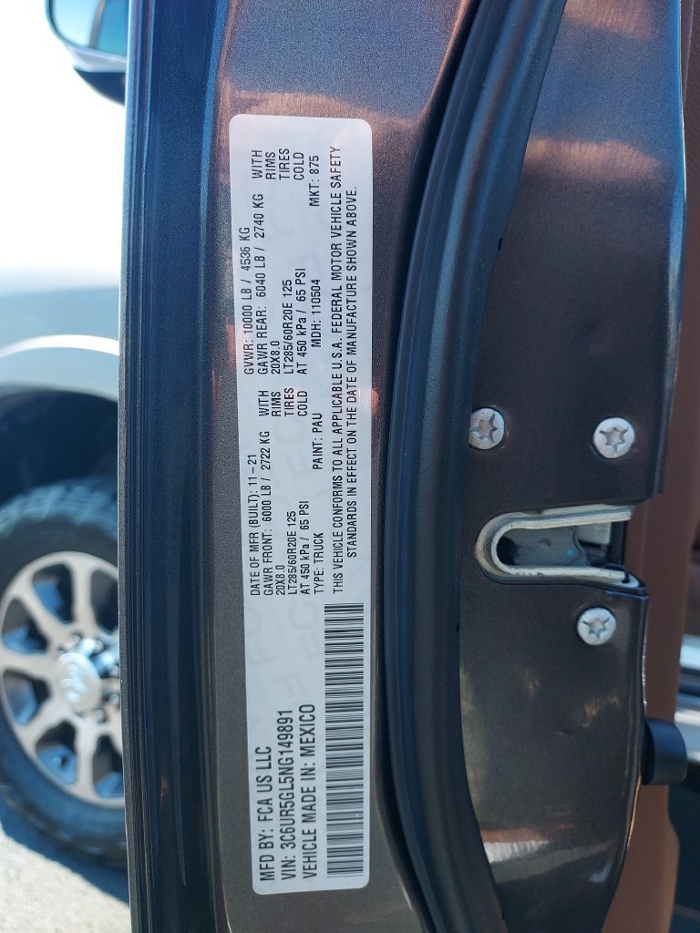 Used 2022 RAM 2500 Limited AWD/4WD image 24