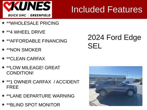 Used 2024 Ford Edge SEL image 3