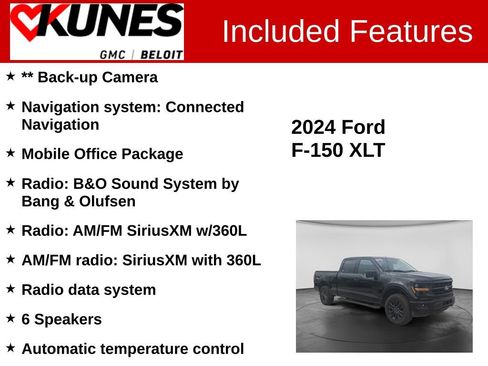 Used 2024 Ford F150 XLT w/ Equipment Group 303A High AWD/4WD image 2