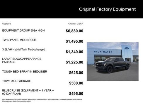 New 2026 Ford F150 Lariat w/ Equipment Group 502A High image 9