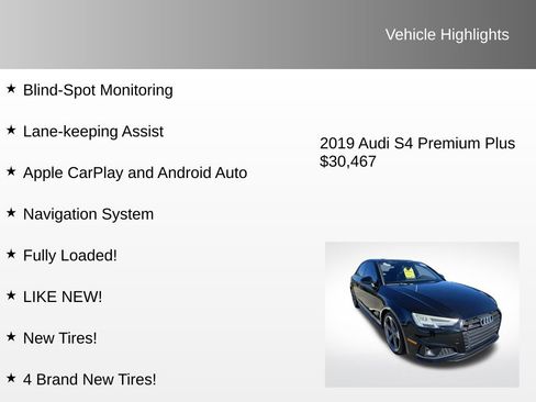 Used 2019 Audi S4 Premium Plus w/ Premium Plus Package image 8