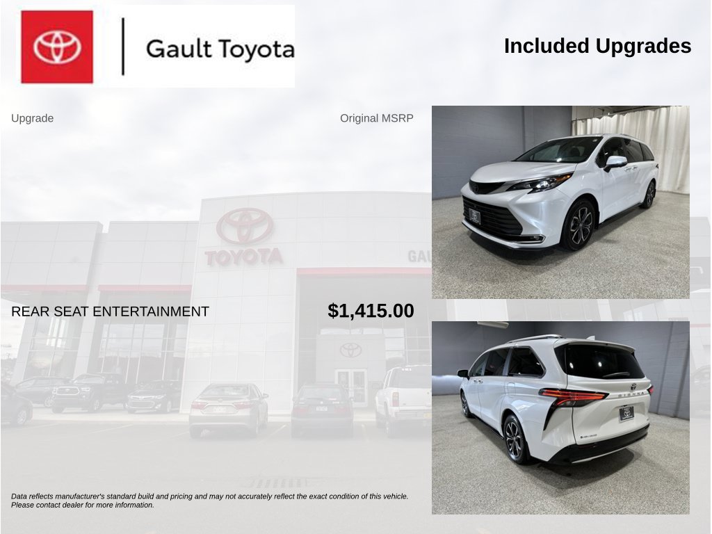 Used 2026 Toyota Sienna Platinum AWD/4WD image 4