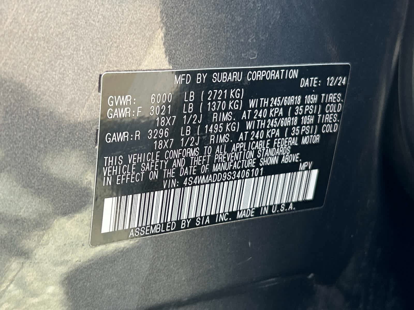 Used 2025 Subaru Ascent Premium AWD/4WD image 13