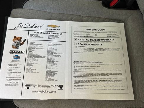 Used 2023 Chevrolet Equinox LS image 38