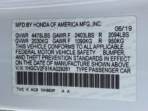 Used 2019 Honda Accord EX-L image 40