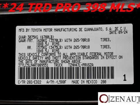 Used 2024 Toyota Tacoma TRD Pro image 73