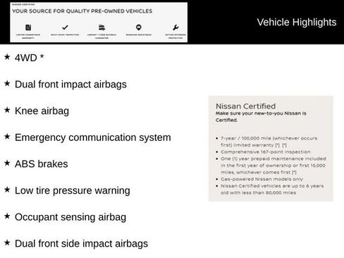 Certified 2025 Nissan Pathfinder Rock Creek AWD/4WD image 9