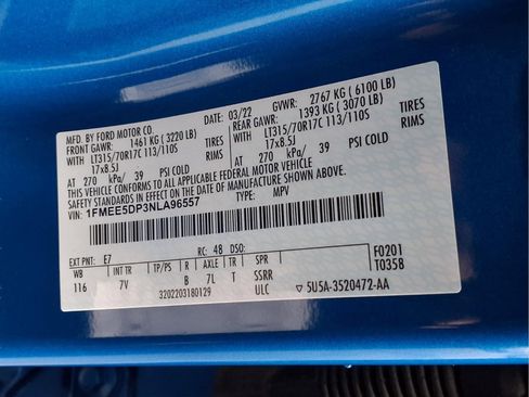 Used 2022 Ford Bronco Outer Banks w/ Sasquatch Package image 25