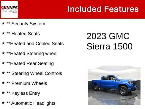 Used 2023 GMC Sierra 1500 AT4 w/ AT4 Premium Package AWD/4WD image 5