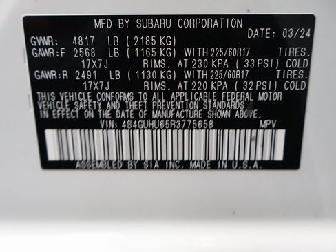 Used 2024 Subaru Crosstrek 2.5i Wilderness w/ Wilderness Package image 33