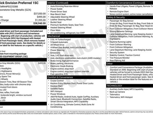 Used 2023 Buick Envision Preferred image 1