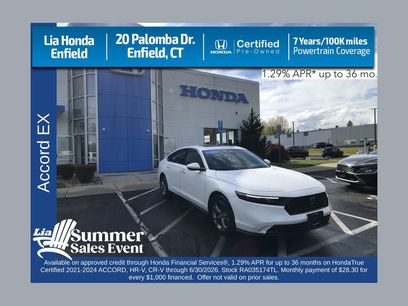 Certified 2024 Honda Accord EX