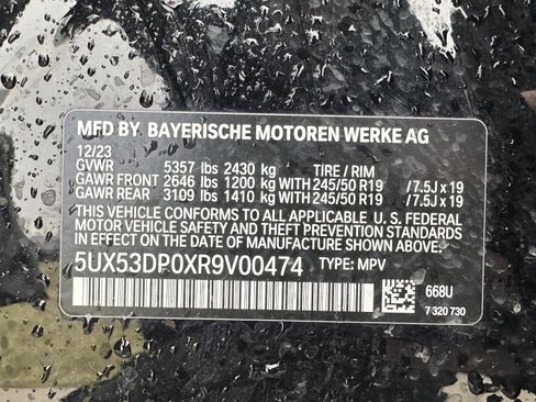 Used 2024 BMW X3 xDrive30i w/ Premium Package image 34