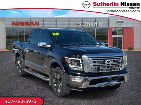 Certified 2022 Nissan Titan Platinum Reserve w/ Moonroof Package image 1
