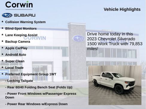 Used 2023 Chevrolet Silverado 1500 W/T w/ WT Value Package AWD/4WD image 6