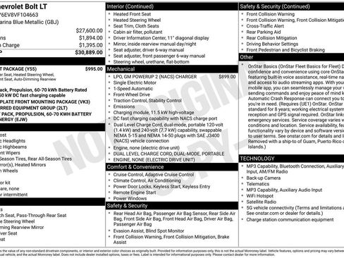 New 2027 Chevrolet Bolt LT w/ Comfort Package FWD image 28