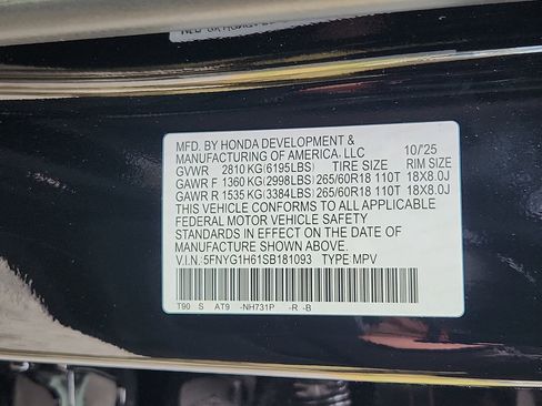 New 2025 Honda Pilot TrailSport image 17