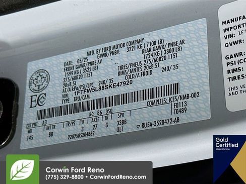 Certified 2025 Ford F150 Lariat AWD/4WD image 38