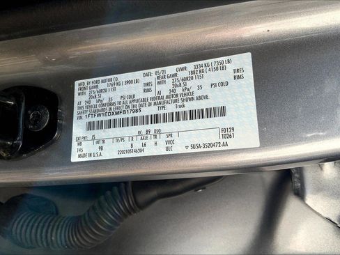 Used 2021 Ford F150 Platinum w/ Equipment Group 701A High image 34