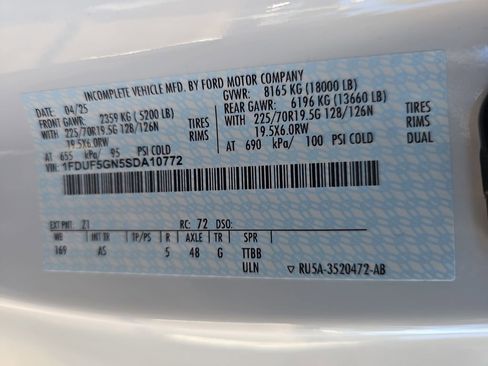 New 2025 Ford F550 2WD Regular Cab Super Duty image 42