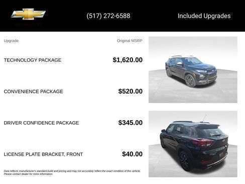 Used 2022 Chevrolet TrailBlazer ACTIV w/ Technology Package AWD/4WD image 15