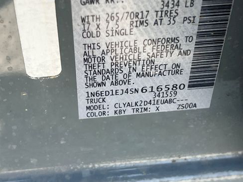 Used 2025 Nissan Frontier Pro-X w/ Pro Convenience Package RWD image 29