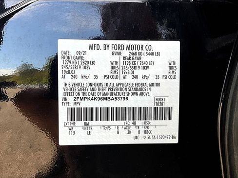 Certified 2021 Ford Edge Titanium w/ Cargo Accessory Package AWD/4WD image 32