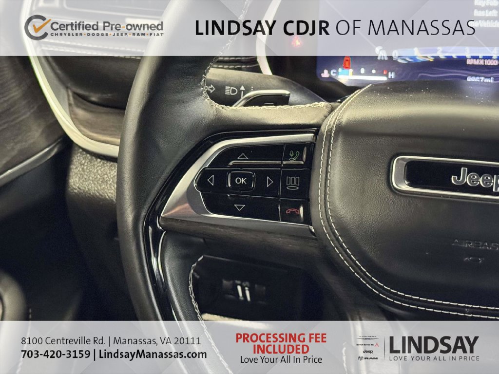 Used 2025 Jeep Grand Cherokee L Overland w/ Advanced Protech Group III AWD/4WD image 32